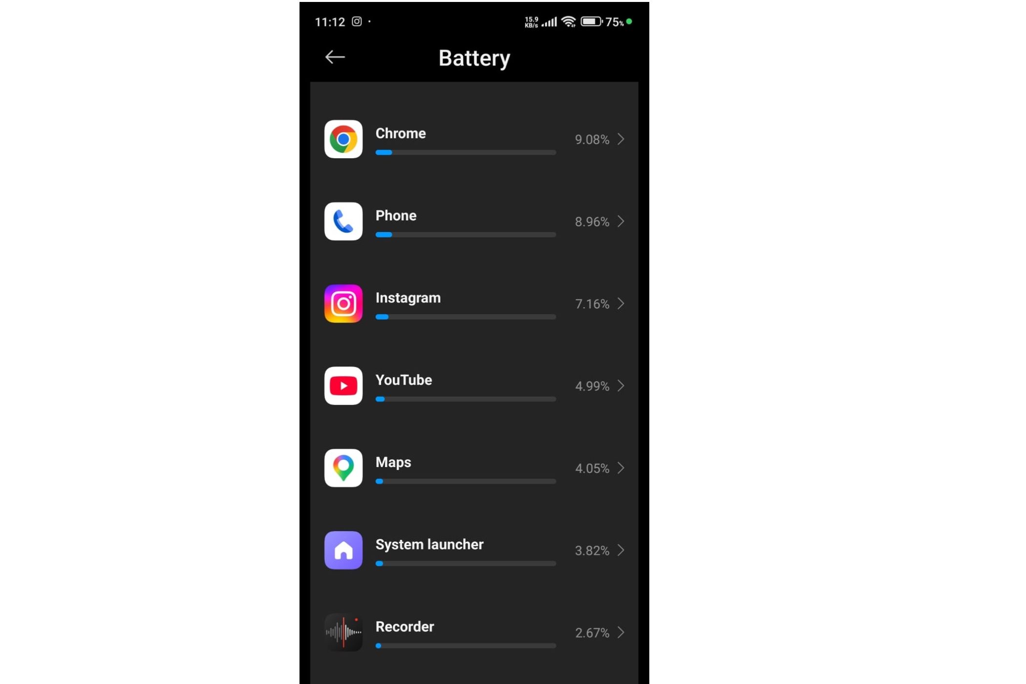 You can check how much battery Google Maps consumes in your phone's battery usage settings
