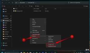 The classic Windows 11 right-click menu, opened via Show more options in File Explorer with the focus on the Drop As button.