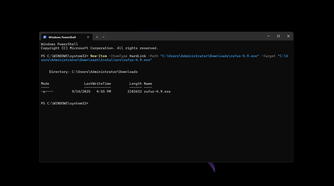 Executing the hardlink command in Power Shell.