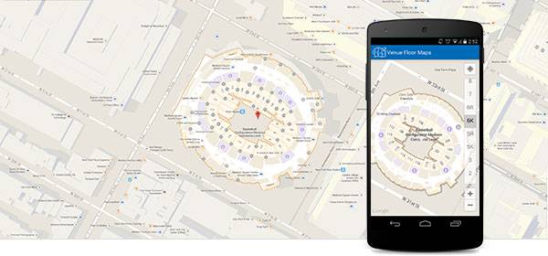 Планы помещений и карта здания в Google Maps