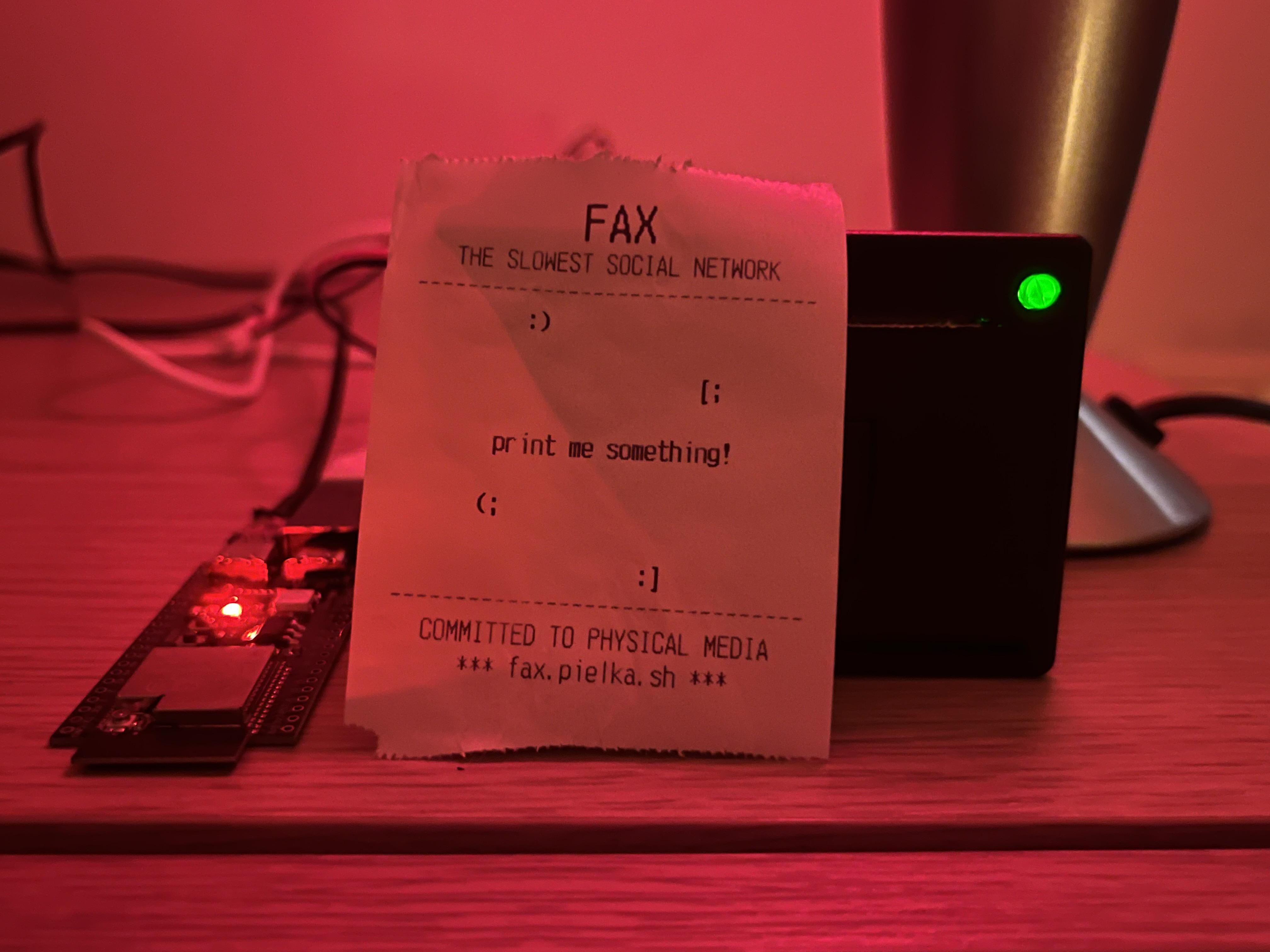 Подключенный к интернету термопринтер на базе ESP32