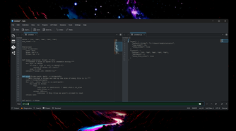 Kate running on A Windows PC in Split View mode.