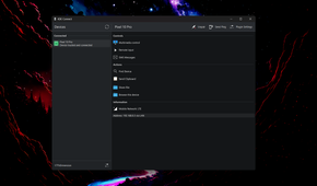 KDE Connect running on a Windows PC.