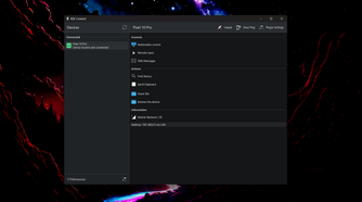 KDE Connect running on a Windows PC.