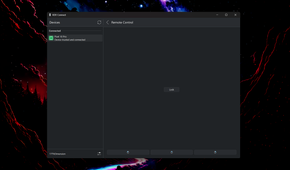 Remote Control screen in KDE Connect.