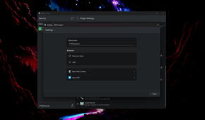 KDE Connect Settings menu.
