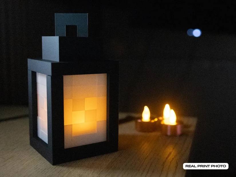 Minecraft lamp by TheAlchemists3D on MakerWorld.