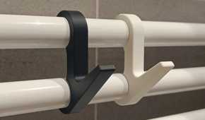 Parametric radiator hook by Hukha Makes on MakerWorld.