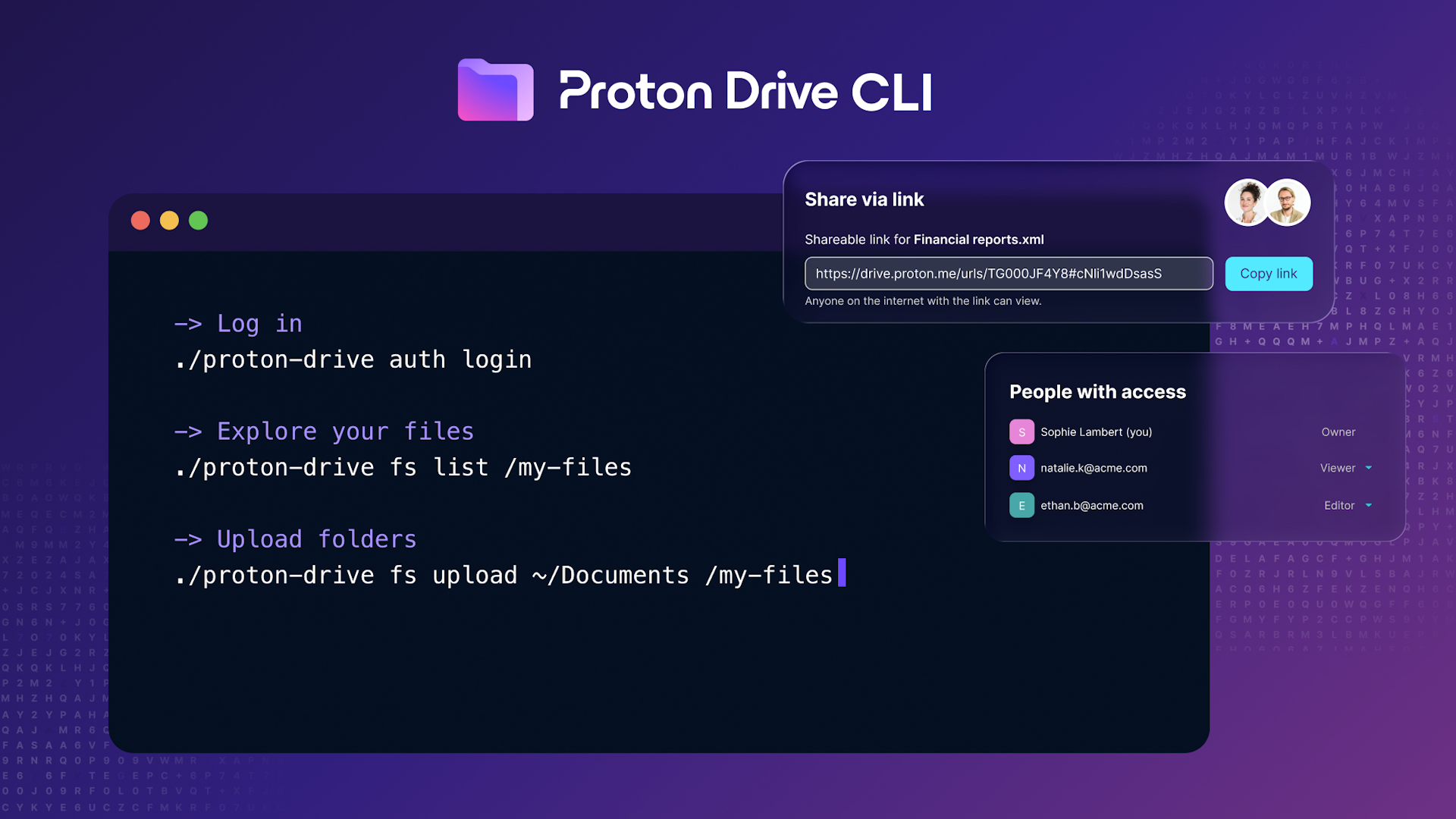 Proton Drive CLI makes automated, encrypted cloud backups simple