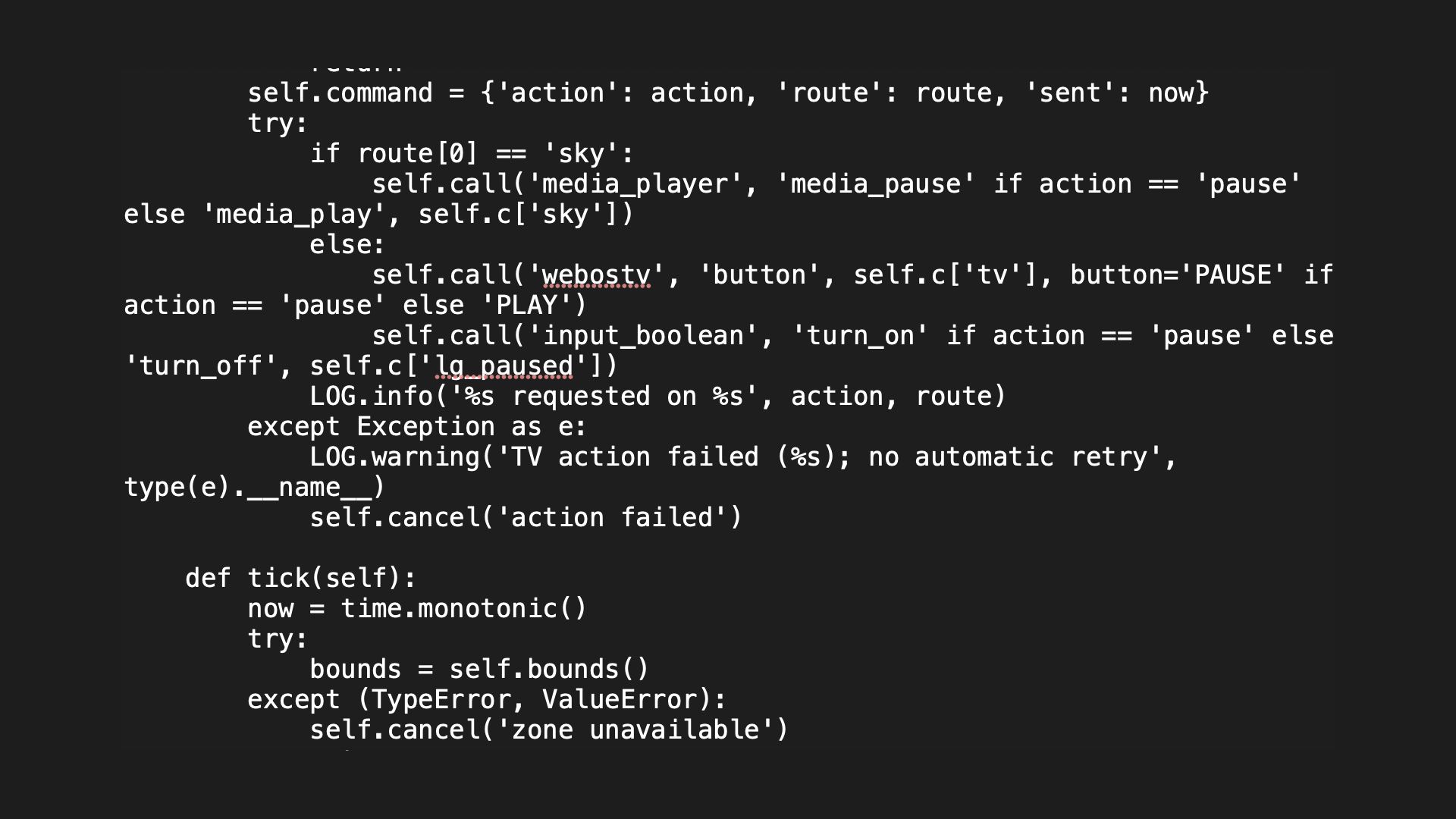My smart motion sensor wasn't smart enough, so I used Python to fix it