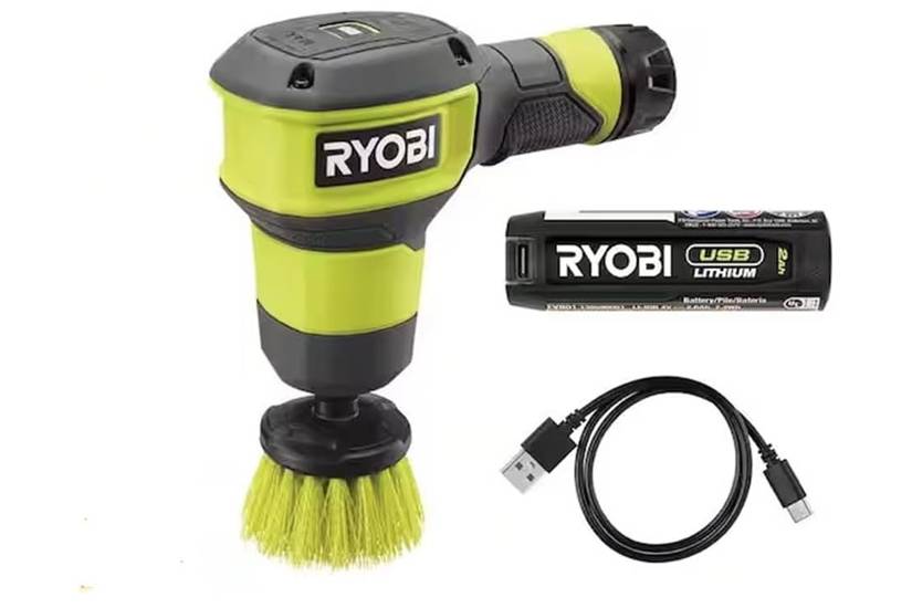 Ryobi lithium USB scubber.
