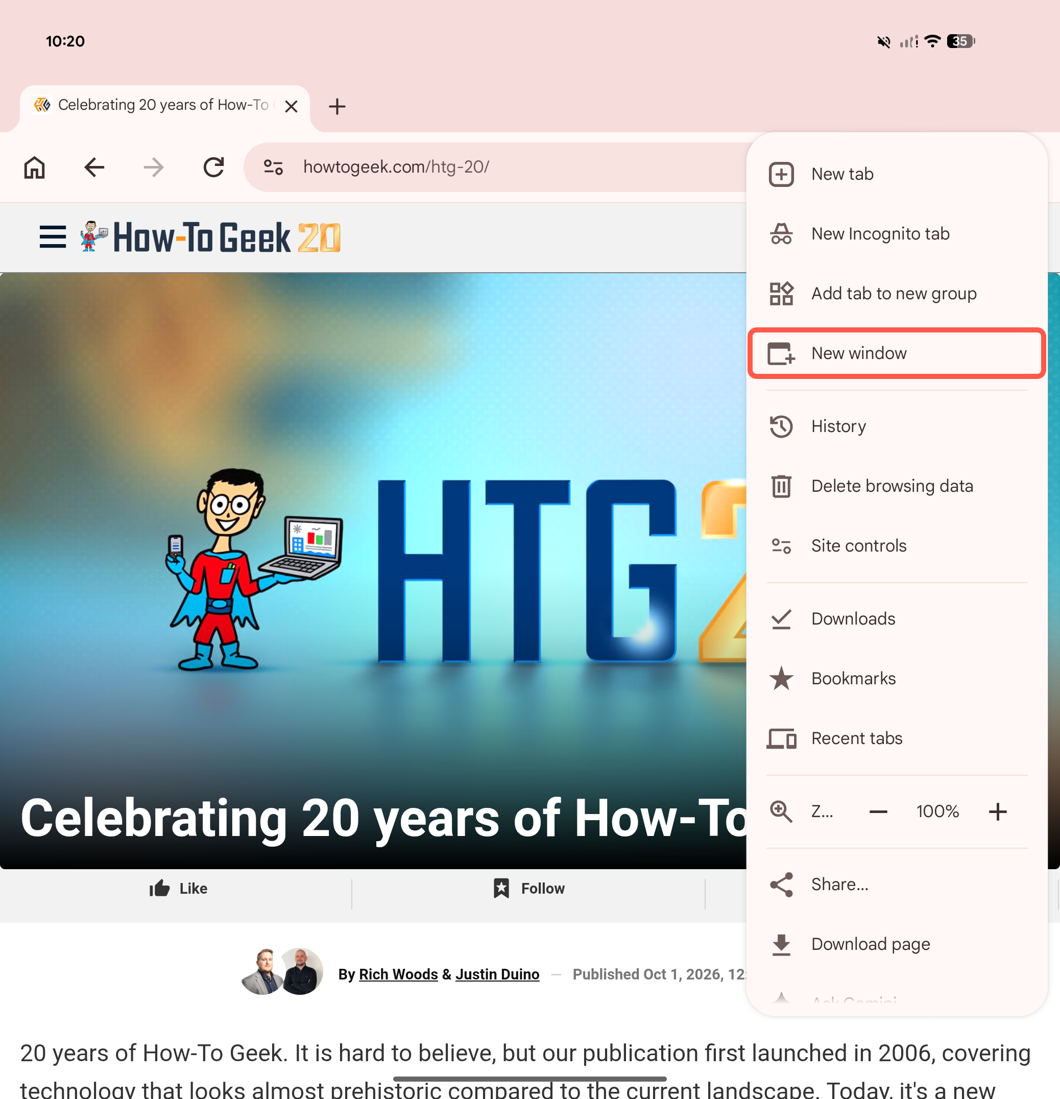 Chrome для Android — иллюстрация 6 к материалу