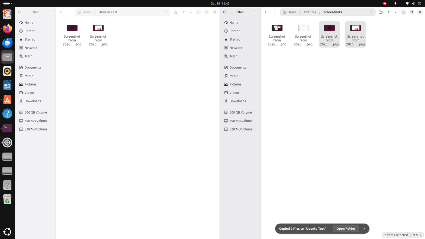 Настройки системы в Ubuntu 26.10 Окно системных настроек операционной системы Ubuntu
