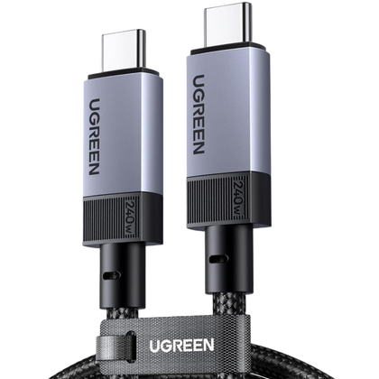 UGREEN 240W USB C Cable Gen2 10Gbps USB 3.2 next to itself.
