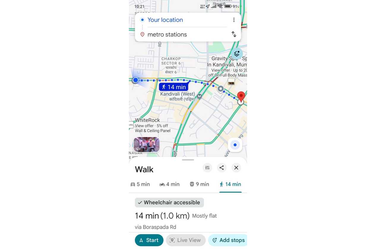функции доступности в Google Maps — иллюстрация 4 к материалу функции доступности в Google Maps — иллюстрация 4 к материалу