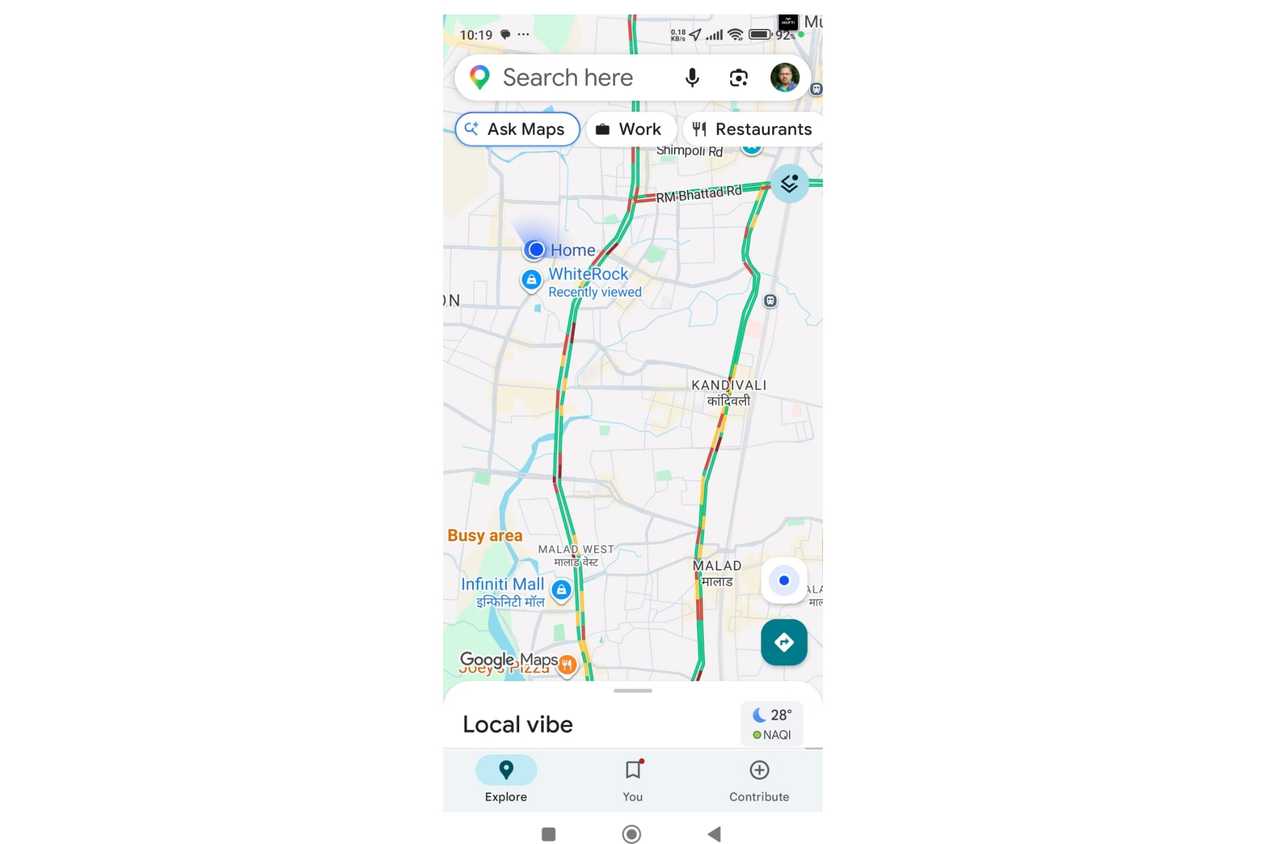 5 полезных функций доступности в Google Maps, которые пригодятся каждому Интерфейс Google Maps с выбором маршрута, доступного для инвалидных колясок