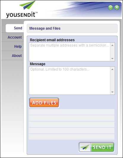 Send Large Files Over Internet with yousendit