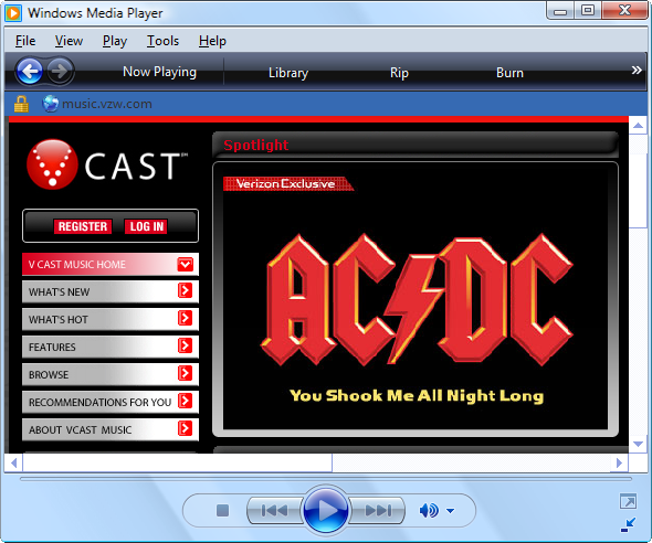 Change the Online Store Window Media Player