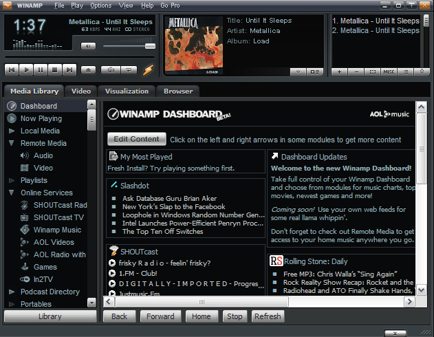 Winamp Machine WINAMP 10th Anniversary Edition