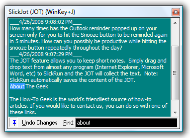 SlickRun For Window's Power Users