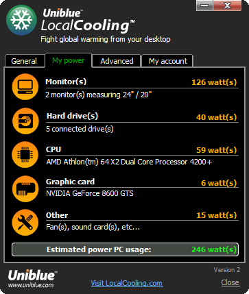 Green Computing: Uniblue's LocalCooling Project
