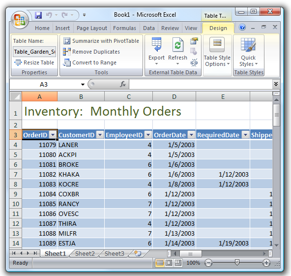 Import Microsoft Access Data Into Excel