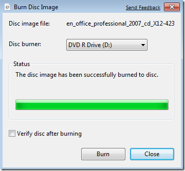How To Burn an ISO Image In Windows 7
