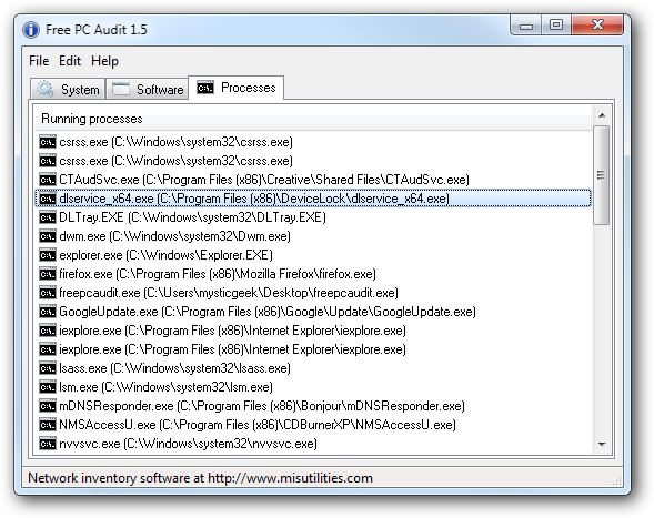 Easily Inventory System Information with PC Audit