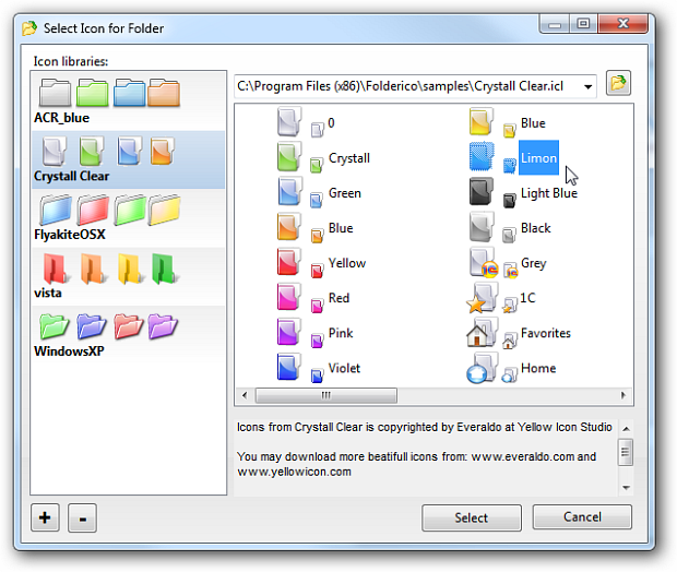 Change Folder Colors and Themes with Folderico