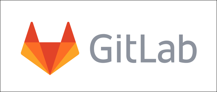 The GitLab logo with the word GitLab next to it.