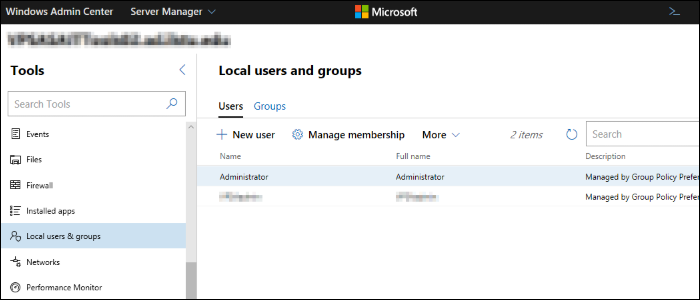 Getting Started with the Windows Admin Center