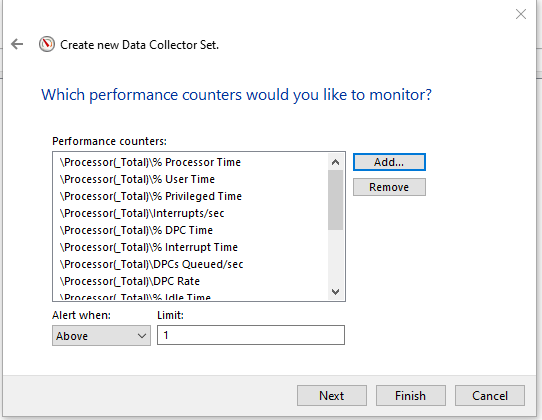 How to Set Up Monitoring to Alert on Windows High System Usage