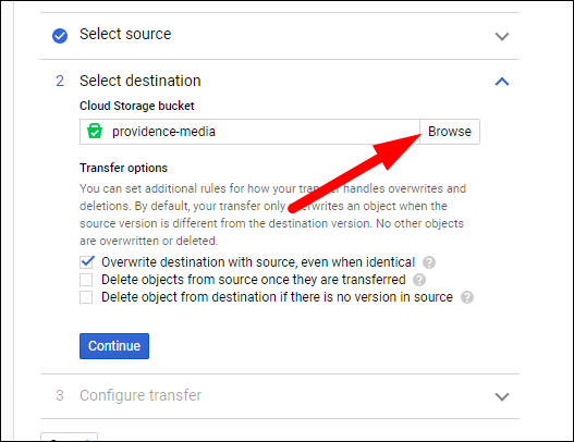 How to Transfer an S3 Bucket to Google Cloud Platform Storage
