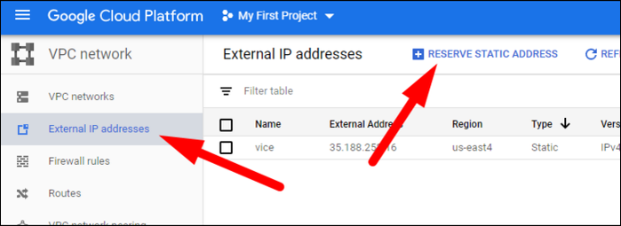 How to Assign a Static IP Address to Your Google Cloud Platform Instances