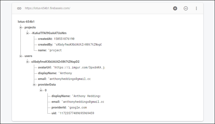 Google Firebase Data Example How Does Google's Firebase Realtime Database Work?