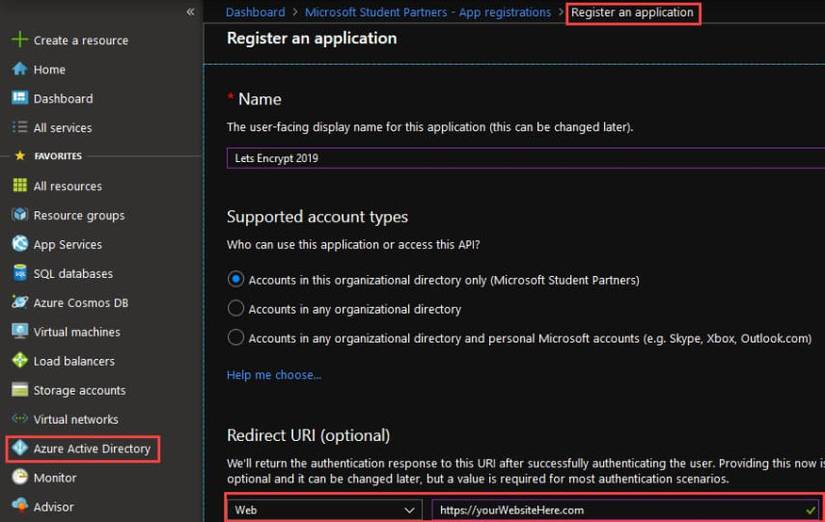 How to Configure Let's Encrypt SSL for an Azure Web App