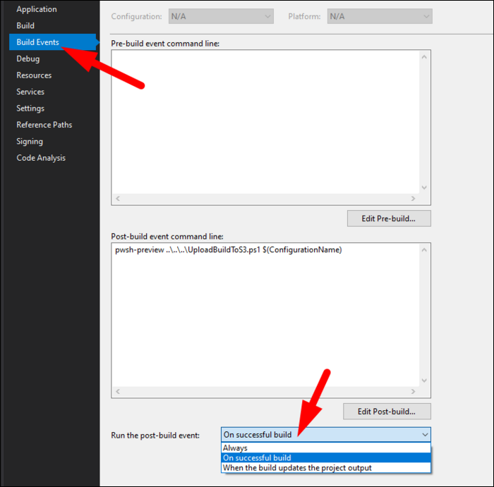 Run Build Programacion How to Run a Command Before or After a Build in Visual Studio