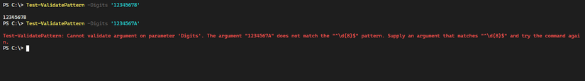 Customizing Parameter Validation Errors In PowerShell
