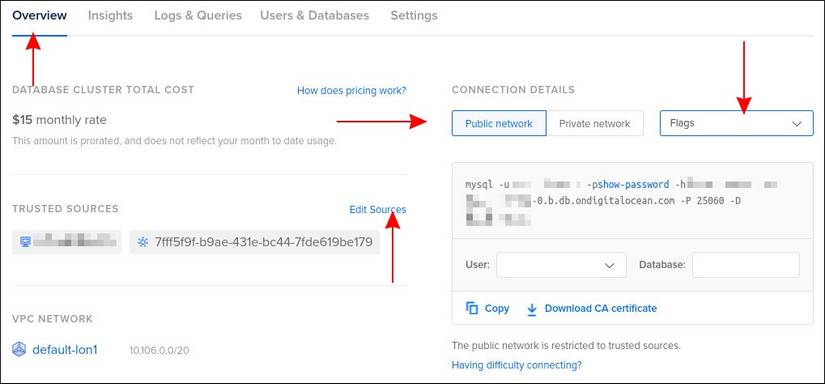 How to Create A Managed MySQL Database on DigitalOcean