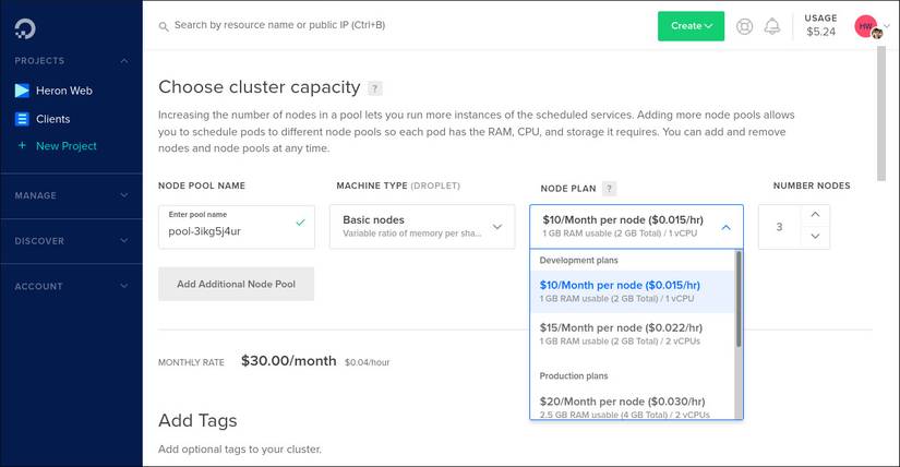 How to Create a Managed Kubernetes Cluster on DigitalOcean