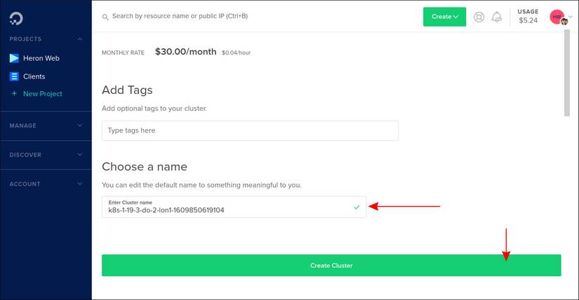How to Create a Managed Kubernetes Cluster on DigitalOcean