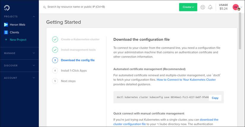 How to Create a Managed Kubernetes Cluster on DigitalOcean