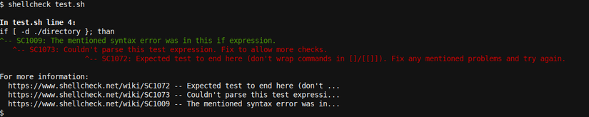 how to perform syntax checking debugging mode in shell... Using shellcheck to Find and Fix Scripting Bugs
