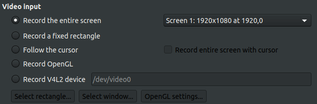 Screen Recording in Linux with SimpleScreenRecorder