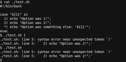 How to Use case .. esac Statements in Bash