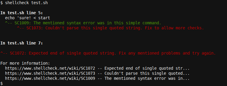 Using shellcheck to Find and Fix Scripting Bugs
