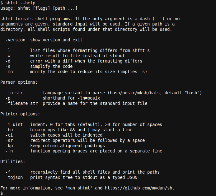 Shell Table Format Text File How to Use shfmt to Format Shell Scripts Better
