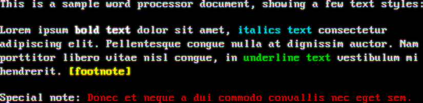 Why DOS Applications Used White-On-Blue Text