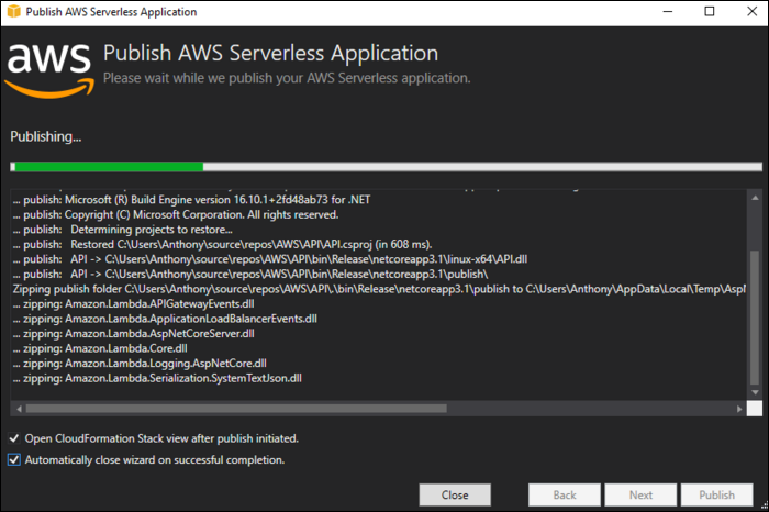 How To Run An ASP.NET Web API on AWS With Lambda and API Gateway