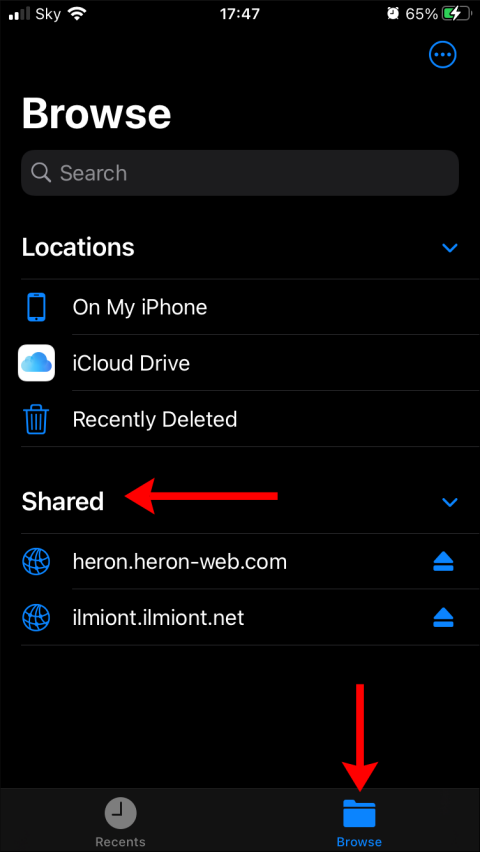 How to Connect to Network Shares With the iOS Files App
